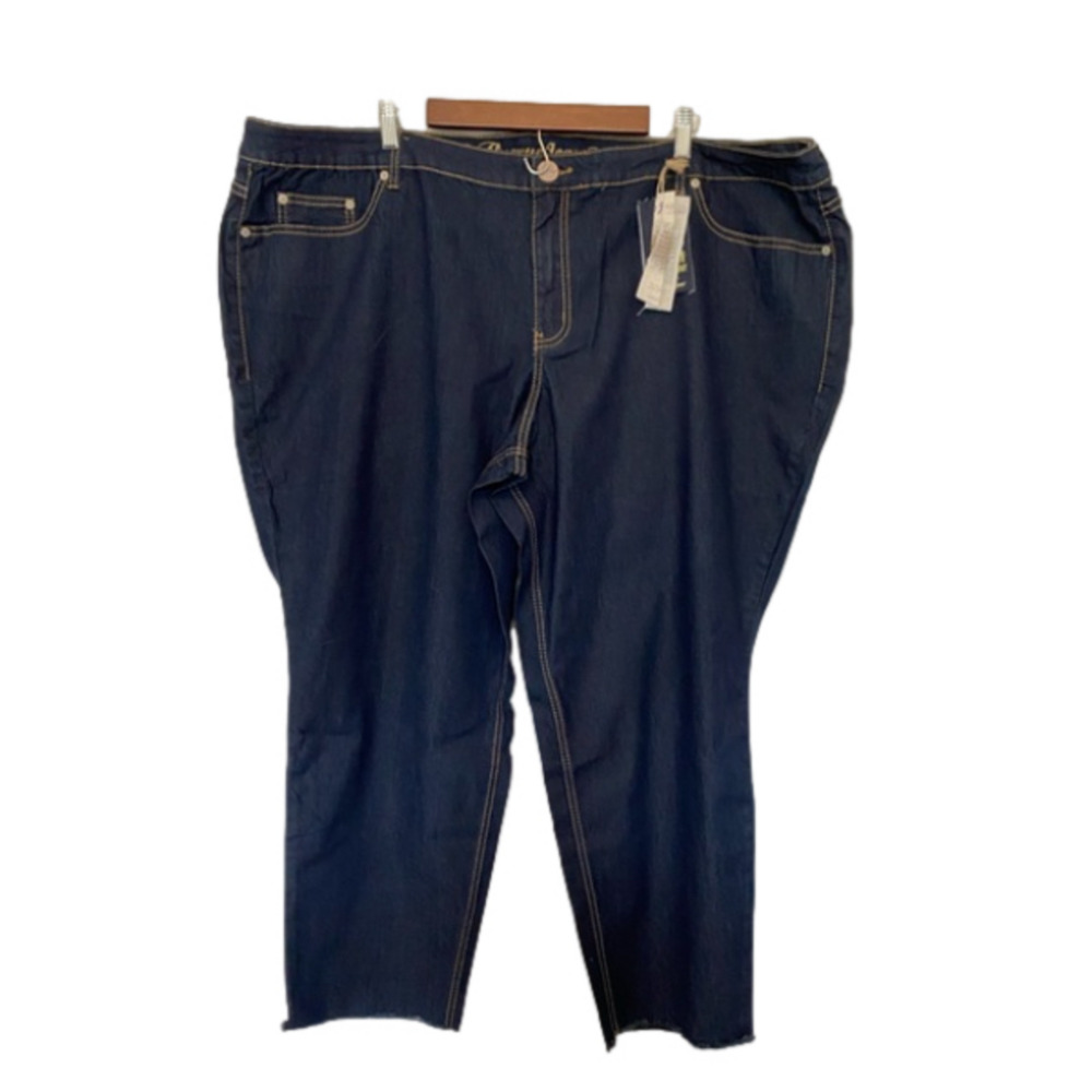 Avenue Jeans Women's 26 Skinny Western Cowgirl Raw Hem Denim Sexy Rodeo Everyday